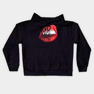 I'll show you my teeth Kids Hoodie